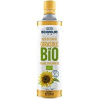 BENVOLIO 1938 aceite de semilla de girasol ecológico - 750ml - aceite comestible para cocinar y condimentar sabor sutil…